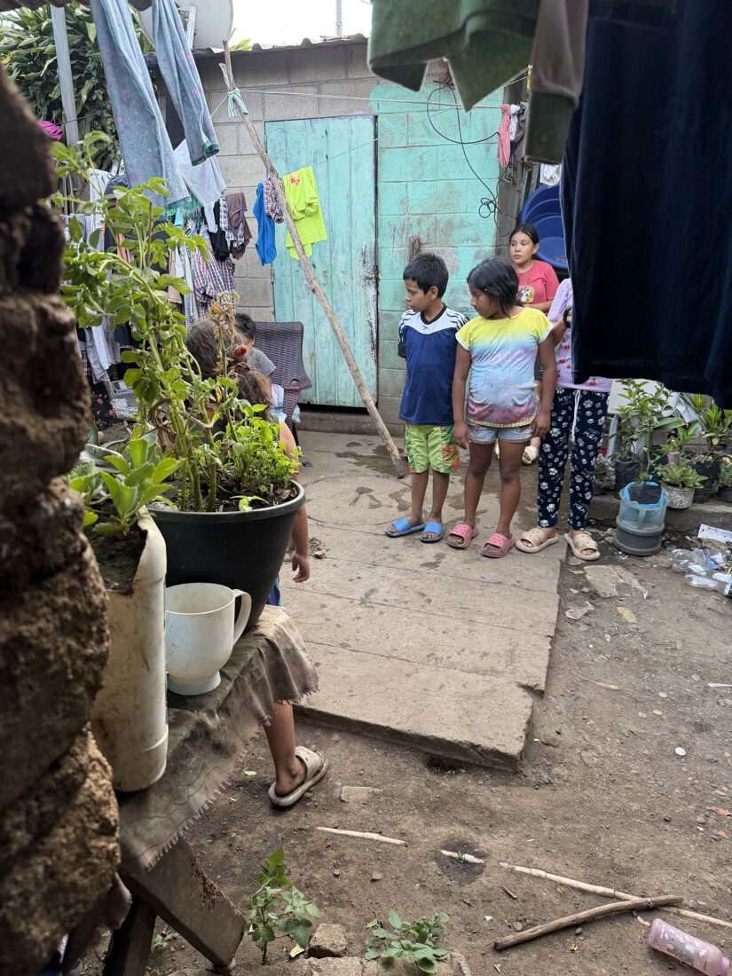 The children at home